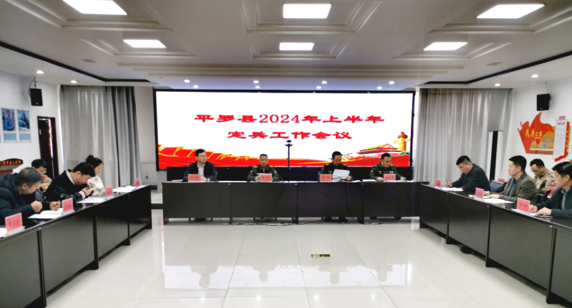平罗县召开2024年上半年定兵工作会议